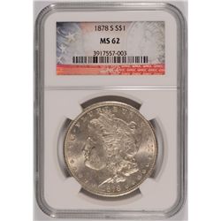 1878-S MORGAN DOLLAR NGC MS-62