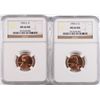 Image 1 : ( 2 ) 1955-S LINCOLN CENTS, NGC MS-66 RED!