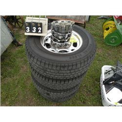 (4) Chevrolet 16" rims w/tires