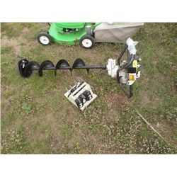 Jiffy gas auger