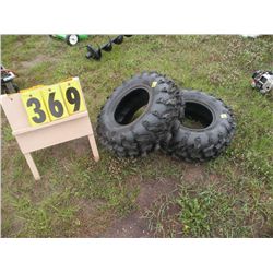 (2) 27x10x12 ATV tires