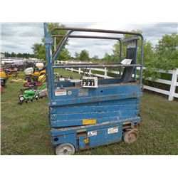 Scissor lift-theft recovery-missing controls & batteries