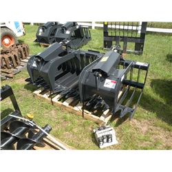Stout 72" twin cylinder brush grapple -New