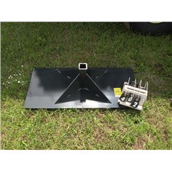 Skid loader receiver plate -New