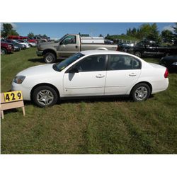 2006 Chev Malibu -City Owned SN-1G1ZS51F56F227295