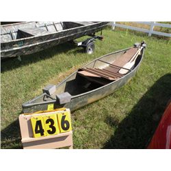 1990 American Fiberlite 15' Patriot canoe SN-AFGH2347M890