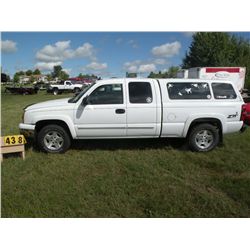 2006 Chev 1500 4x4 -Salvaged Title-Inspection Done SN-1GCEK19Z36Z191571