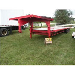 1978 Gooseneck tri-axle trailer
