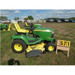 John Deere X720 w/62" deck SN-M0X720A010329
