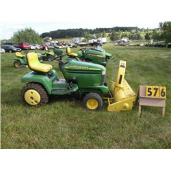 John Deere 325 w/blower & chains -No Deck SN-M00325B012211