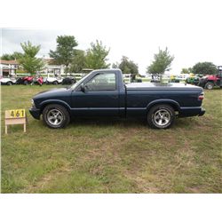 2001 Chev S-10 SN-1GCCS145X1K110711