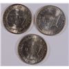Image 2 : SET OF 1953 (P, D, S) WASHINGTON/CARVER COMMEN HALF DOLLARS CH BU