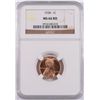 Image 1 : 1938 LINCOLN CENT NGC MS-66 RED!