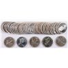 Image 1 : ROLL OF ( 40 ) GEM BU CANADIAN SILVER QUARTERS, ( 1965 AND 1966 )