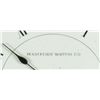 Image 2 : MEN'S OPEN FACE HAMPDEN 18 SIZE  SILVER POCKET WATCH, RUNNING!