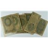 Image 2 : ( 6 ) PIECES U.S. FRACTIONAL CURRENCY, AVERAGE CIRCULATED