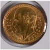Image 1 : 1945 2.5 PESO MEXICO GOLD