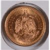 Image 2 : 1945 2.5 PESO MEXICO GOLD
