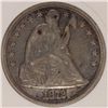 Image 2 : 1872 SEATED DOLLAR, PCI XF/AU-45