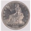 Image 2 : 1875-CC TRADE DOLLAR, PCI MS-63, BLAST WHITE!  RARE CARSON CITY COIN!