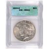 Image 1 : 1924-S PEACE SILVER DOLLAR, ICG MS-61  NICE