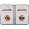 Image 1 : ( 2 ) 1953-D LINCOLN CENTS, NGC MS-66 RED GEMS!