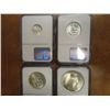Image 2 : BINION SILVER HOARD SET OF 4 SEE DESCRIPTION