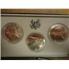 Image 2 : 1983 P/D/S (UNC) OLYMPIC SILVER DOLLAR SET