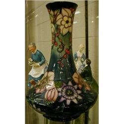 A Moorcroft baluster vase, Carousel design (second). £200-300