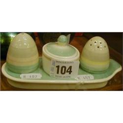 Susie Cooper cruet. £20-30