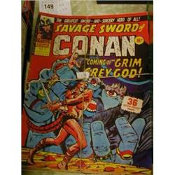 Selection of UK Marvel "Savage Sword of Conan" comics (3-18). £10-20