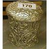 Image 1 : Silver pot and cover. £10-15