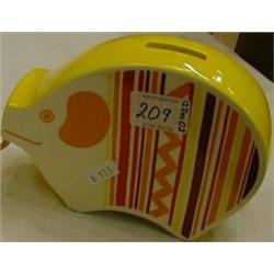 1960's Carltonware piggy bank. £40-60