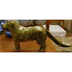 Brass dog nutcracker. £30-40