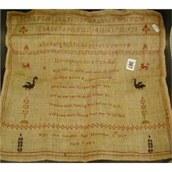 1837 sampler. £60-80