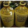 Image 1 : Two pieces of Bristol stoneware jars (2). £10-15