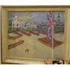 Image 1 : Callahan oil on canvas "Trooping the Colour". £150-250