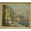 Image 1 : Continental harbour scene. £30-50