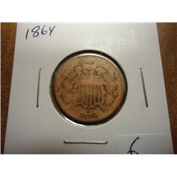 1864 US TWO CENT PIECE