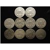 Image 2 : 10 ASSORTED BARBER DIMES