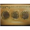 Image 2 : 1979 P/D/S SBA DOLLAR SOUVENIR SET