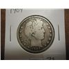 Image 1 : 1909 BARBER HALF DOLLAR (VERY GOOD)