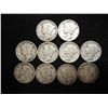 Image 1 : 10 ASSORTED 1930'S MERCURY DIMES