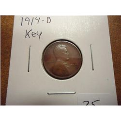 1914-D LINCOLN CENT KEY DATE (FINE)