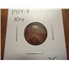 Image 1 : 1914-D LINCOLN CENT KEY DATE (FINE)