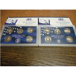 1999 & 2000 US 50 STATE QUARTERS PROOF SETS