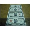 Image 1 : 1928G,53,53-A & 53-B $2 US NOTES RED SEALS