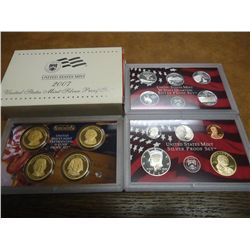 2007 US SILVER PROOF SET (WITH BOX) 14 PIECES
