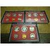 Image 2 : 1980,81 & 82  US PROOF SETS NO BOXES