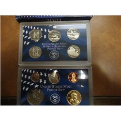 2001 US PROOF SET (WITH BOX)